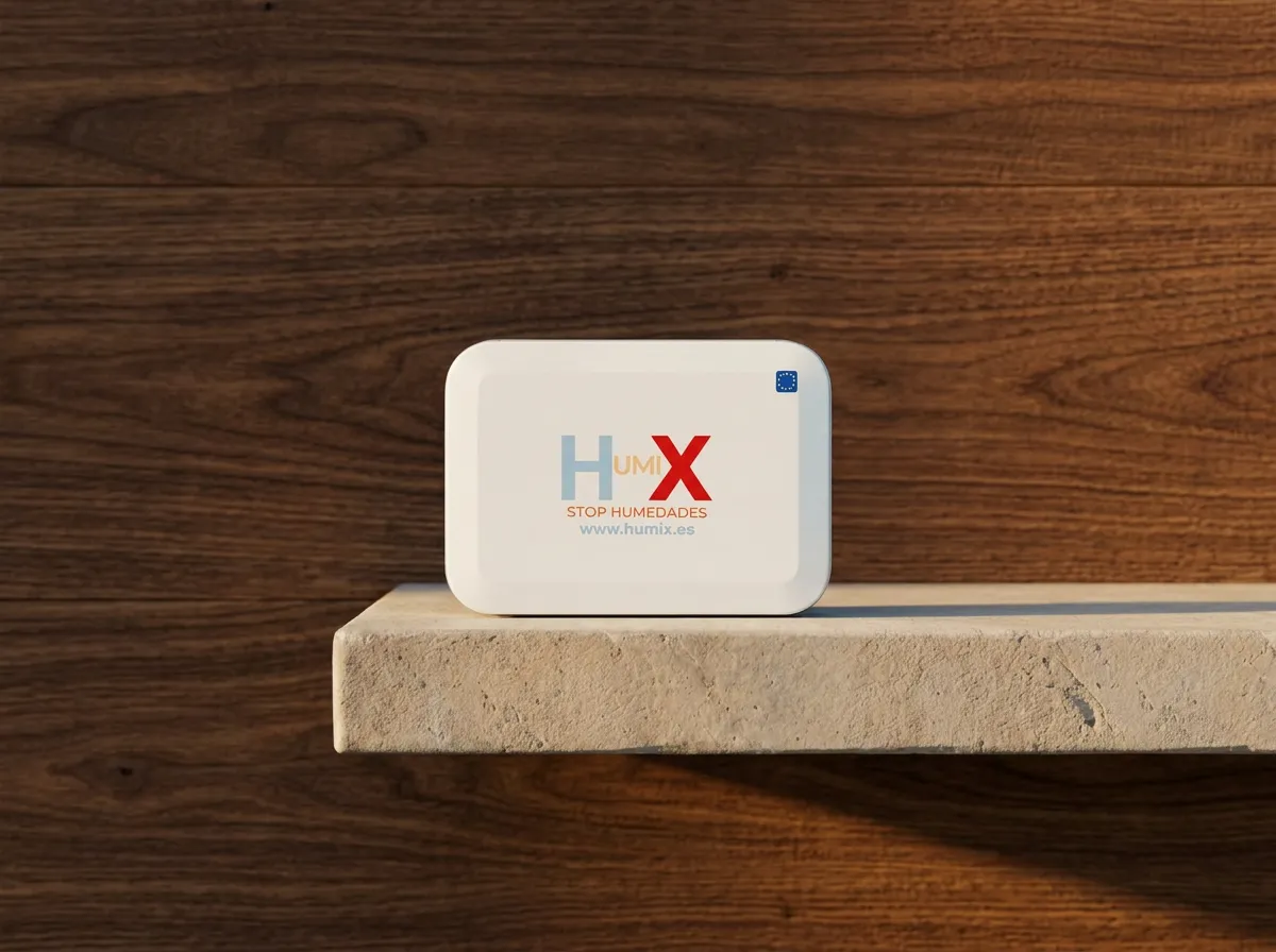 Sistema HUMIX instalado en la pared de una vivienda en Málaga